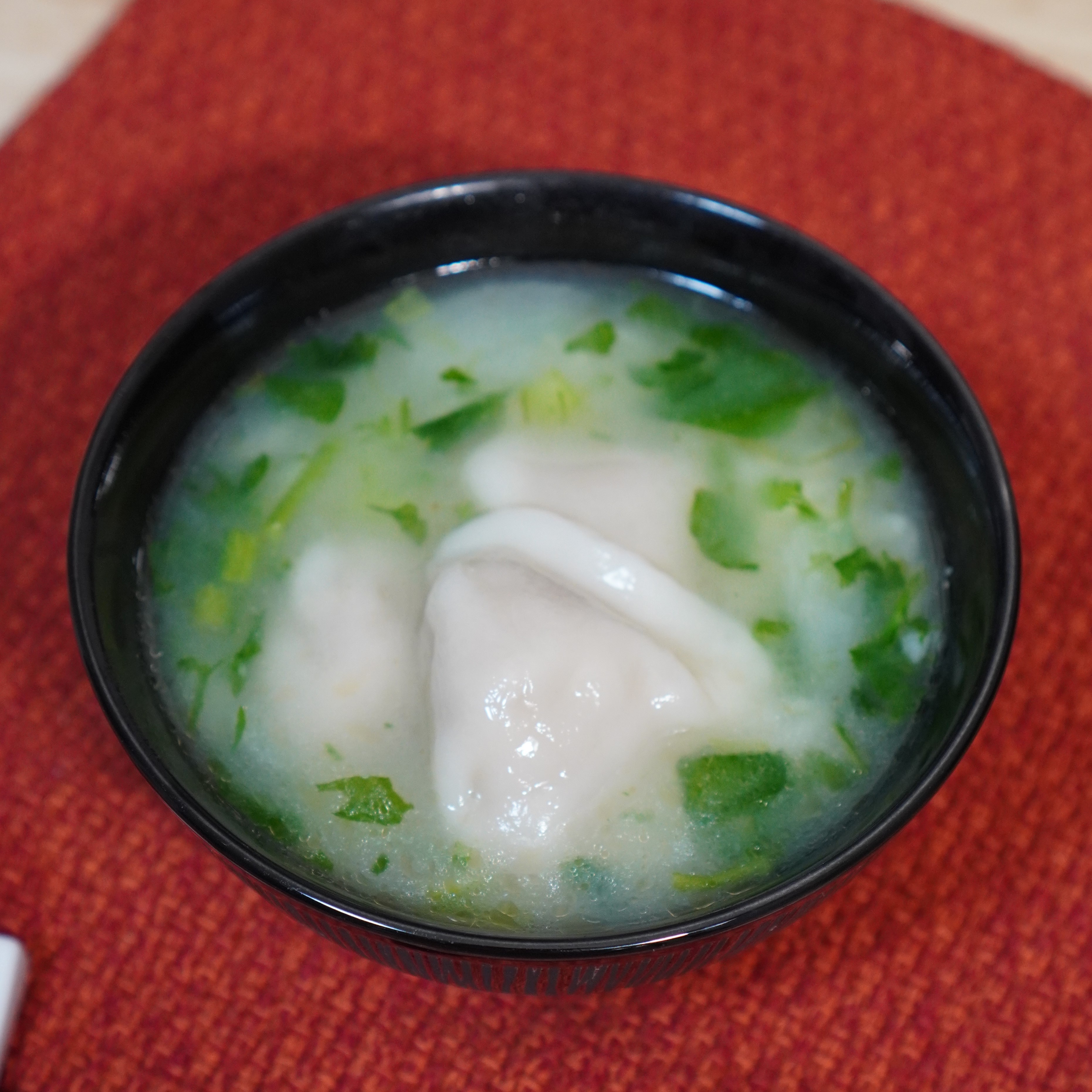 水餃子入り中華風七草粥