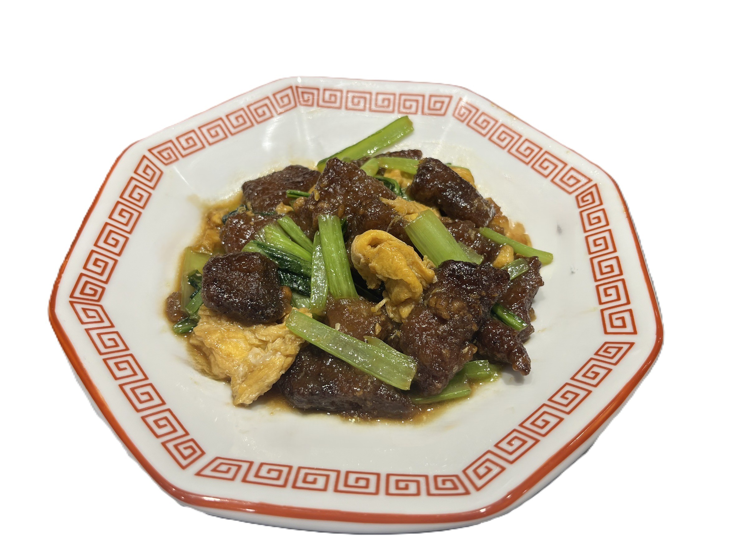  小松菜と玉子のレバー炒め