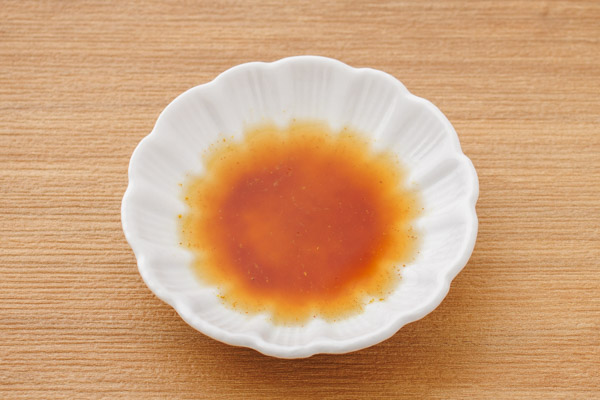 完成です。カレー粉の量はお好みで調整してください。